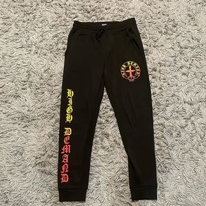 Brooklyn Cloth Black Joggers, Size M